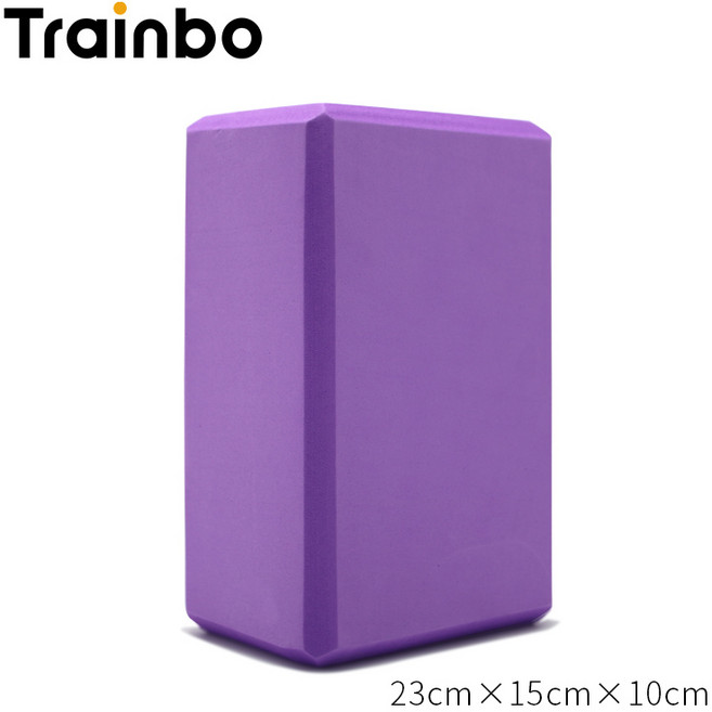요가 벽돌 어린이 댄스 전용 소프트 오픈 벽돌 고밀도 요가 벽돌 댄스 포크 벽돌 연공 벽돌 다리 벽돌, 활력 퍼플 (1 브릭) 두께 10cm, 1개