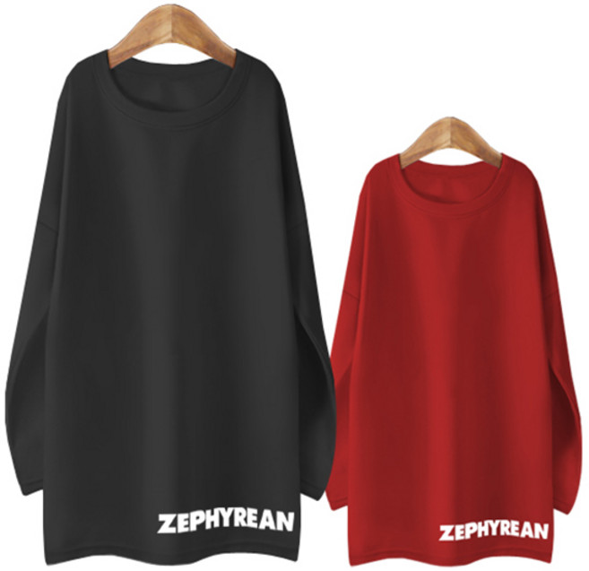 블론디 여성용 제피 기모 롱티셔츠