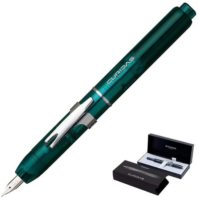 백금 만년필 만년필 큐리다스 어반 그린 중자 PKN-7000#43-3, 상세페이지 참조, 상세페이지 참조