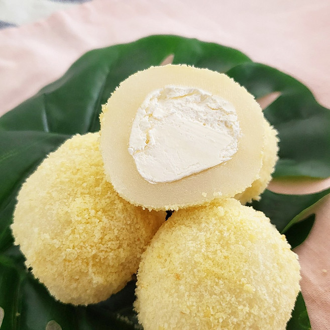 카스테라 크림 찰떡 1.5kg 아이스떡 굳지않는떡 국산찹쌀사용, 1개, 크림찰떡