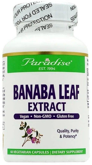 페러다이스 허브 바나바잎 추출물 250ng 베지캡슐 60정, 1개