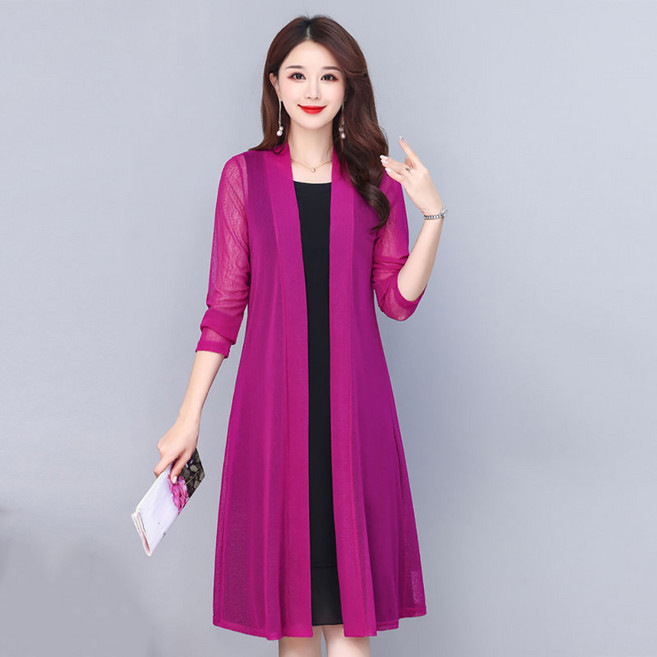 셀럽당 숄 하프 여름 얇은 여성 카디건M1698