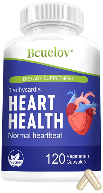 심장 건강 캡슐 - 혈압을 조절하고 심장 시스템 건강을 유지하세요, 1병, 120정, 1개