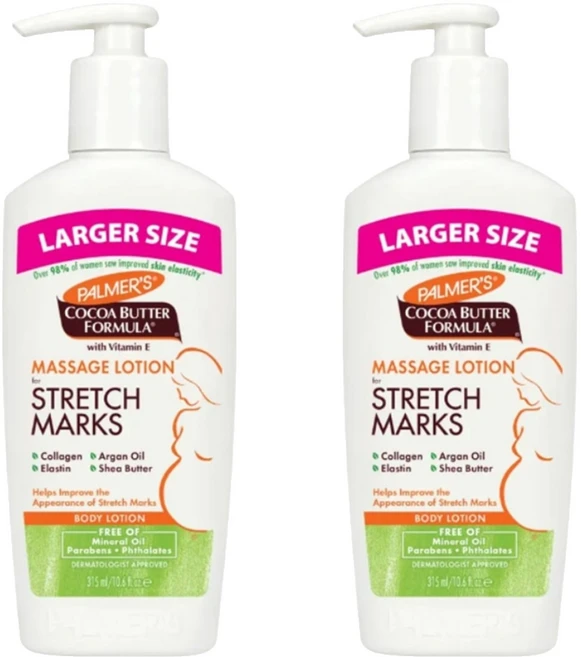 팔머즈 코코아 버터 포뮬라 위드 비타민 E 마사지 로션, 315ml, 2개 - 쿠팡