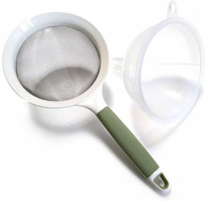 국산 스텐 손잡이거름망깔대기 채망깔때기 페트병 소분용, 1개