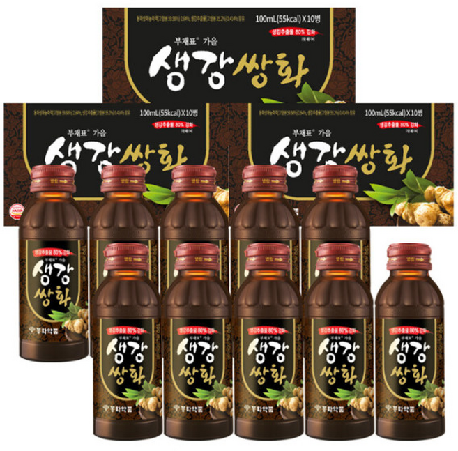동화약품 생강쌍화 쌍화탕 건강음료 드링크, 100ml, 30개