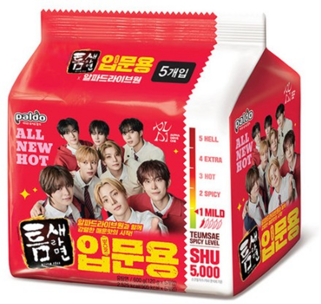 팔도 틈새라면 입문용 매운라면, 20개