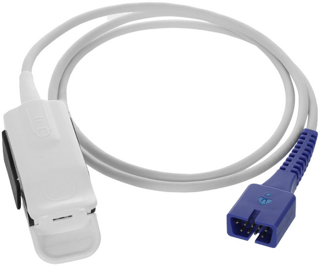 넬코 산소포화도측정기 재사용 센서 성인용 병원 호환, 1개, 1개입