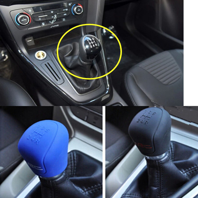 기어커버 자동차 기어 헤드 스프트 노브 커버 핸들 볼, 블랙GD12785, 1개