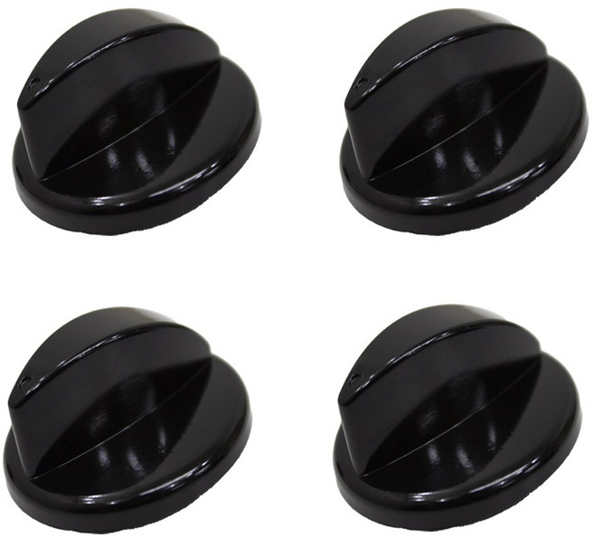 엔텍 하츠 파세코 sk매직 경동 일부호환 가능 가스레인지 쿡탑손잡이 세트, 4개, 손잡이A(검정)