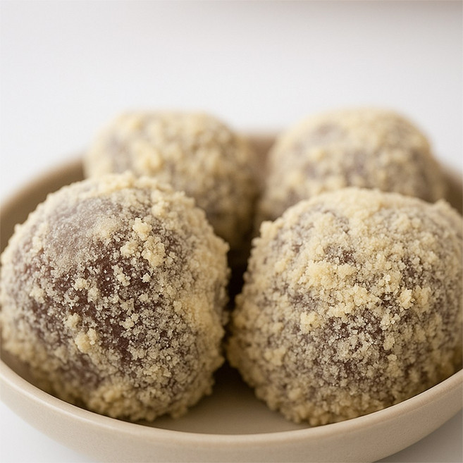 흑미찹쌀떡 부드러운 단호박앙금, 15개, 50g