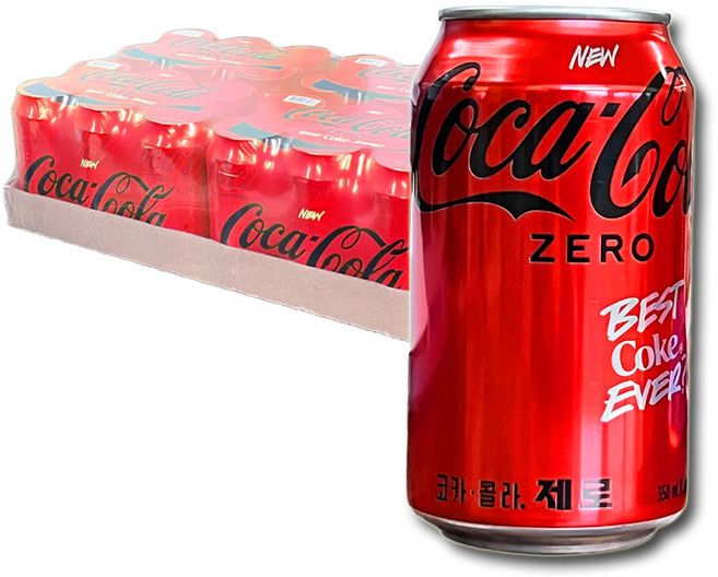 코카콜라 제로 캔 350ml x 24개