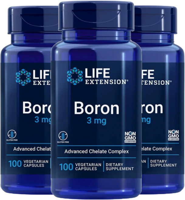 라이프 익스텐션 Boron 붕소 3mg, 3개, 100정 - 쿠팡