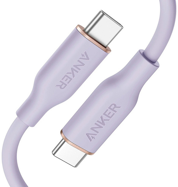 앤커 파워라인3 플로우 USB-C to C 케이블, 라일락퍼플, 1개