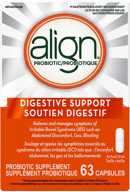 [Align Probiotic Supplement 63 Capsules] 얼라인 프로바이오틱 서플리먼트 63정, 1개 - 쿠팡