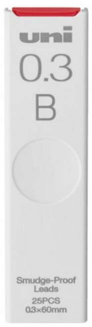 유니 나노다이아 샤프심 0.3 0.5 0.7 0.9mm, 0.3mm B, 1개