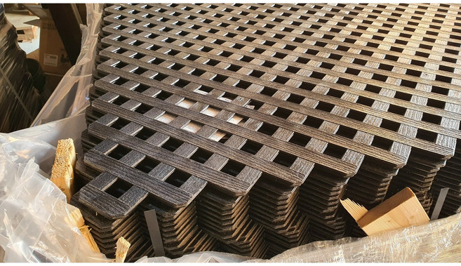 PVC 래티스 고급형 백색 갈색 검정 울타리 가림막 사생활보호 테라스 정원 아웃도어, 갈색 프라이버시