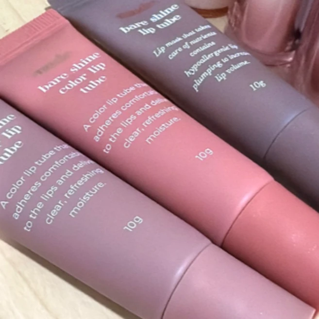 [정품샵] 뮤드 베어 샤인 립 튜브 립밤 립케어 입술 각질 보습 영양공급 플럼핑 고보습 젤리 멜팅, 1개, 10g, 01 피치 글레이즈 - 쿠팡