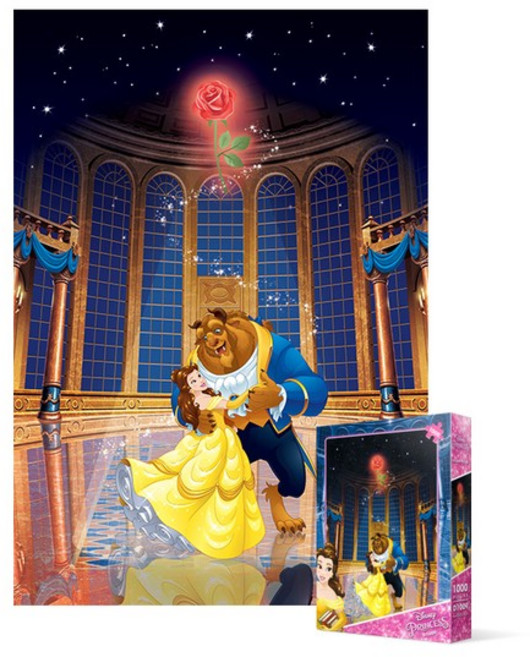 미녀와 야수 - 왈츠 직소 퍼즐 디즈니 애니메이션 1000피스, 없음, 1개