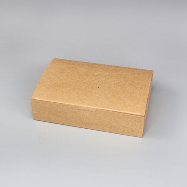 에코종이도시락(2호/KP) 김밥 튀김 호떡 만두 타코야끼 포장용기 친환경 종이도시락