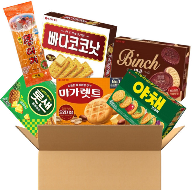 <꾼들> 버터와플 대용량 쵸코하임 화이트하임 빠다코코낫 빈츠 과자세트 +쫀디기 1 증정 / 과자한박스세트, 1세트, 1.513kg