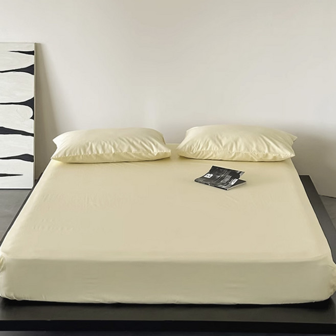 라이트 레몬 매트리스 침대 커버 단품