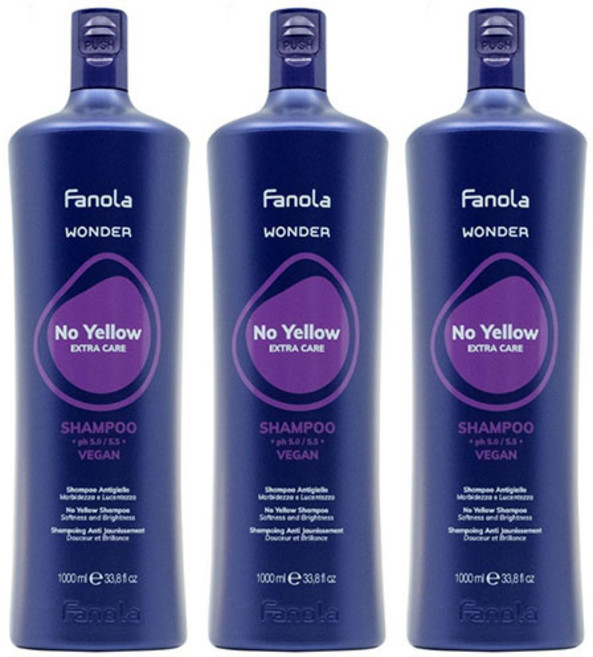 (공식수입)파놀라 원더 노옐로우 보색샴푸, 1L, 3개