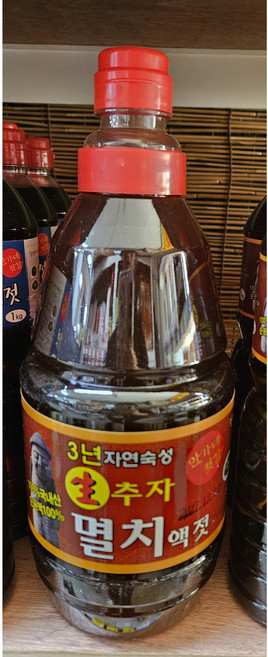 [푸드홀마켓] 안가네젓갈 생추자 멸치액젓 2.2kg 3년자연숙성, 1개