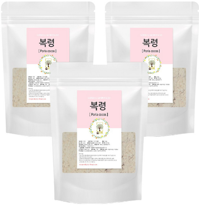 천연팩 백복령가루 80g 숲으로허브 곡물팩 복령팩, 3개, 1개입