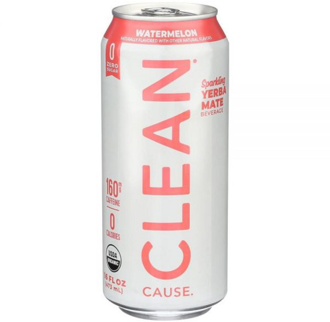 Clean Cause 유기농 오렌지 진저 스파클링 예르바 메이트 400ml(16온스), 16 Fl Oz, 1, 1