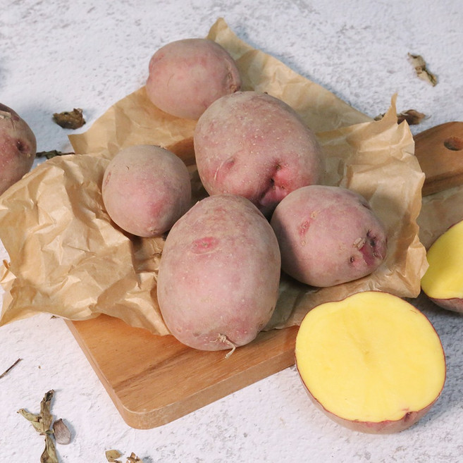 [햇님농장] 함안 포슬포슬 카스테라감자 홍감자(중대) 3kg, 1세트
