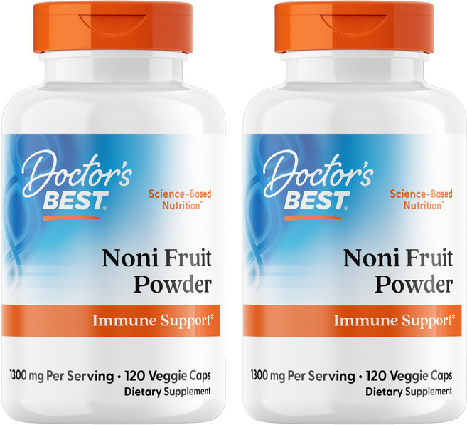 닥터스베스트 노니 프루트 파우더 650mg 베지 캡, 120정, 2개