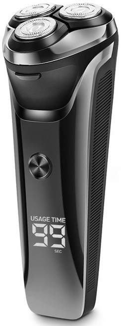 Luxeed 남자 전기면도기 3중날 자동 방수 여행용 휴대용 간편 면도 남성 선물 추천, 블랙, 휴대용 면도기