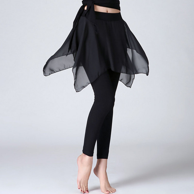 FANSYLI 성인발레복 여자 댄스 팬츠 형체 연공복 라틴 무도복 방광 치마바지 0815K1, 망사 팬츠 싱글