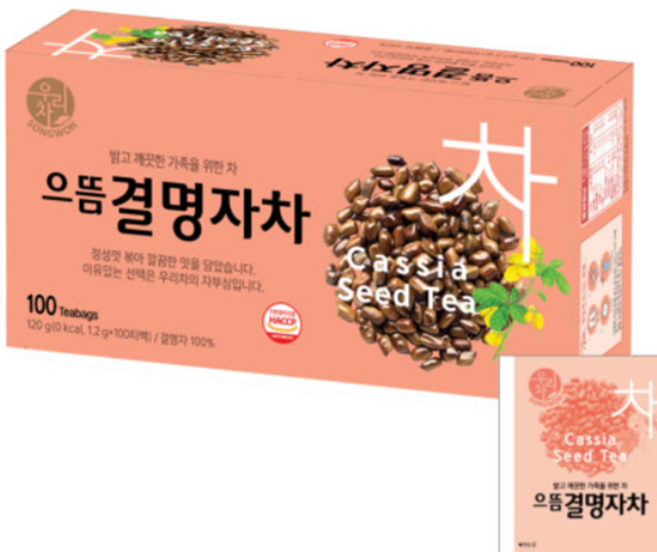 우리차 으뜸 결명자차 티백, 1.2g, 100개입, 4개
