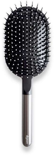 [국내정품] 다이슨 패들브러시 엉킴방지 브러쉬 에어쿠션 빗 당일배송, 1개, 니켈블랙