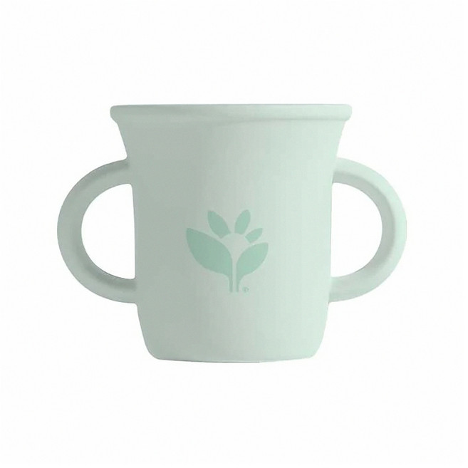 green sprouts 小綠芽 美國 寶寶學習喝水矽膠學習杯 蒂芬尼綠, 1個