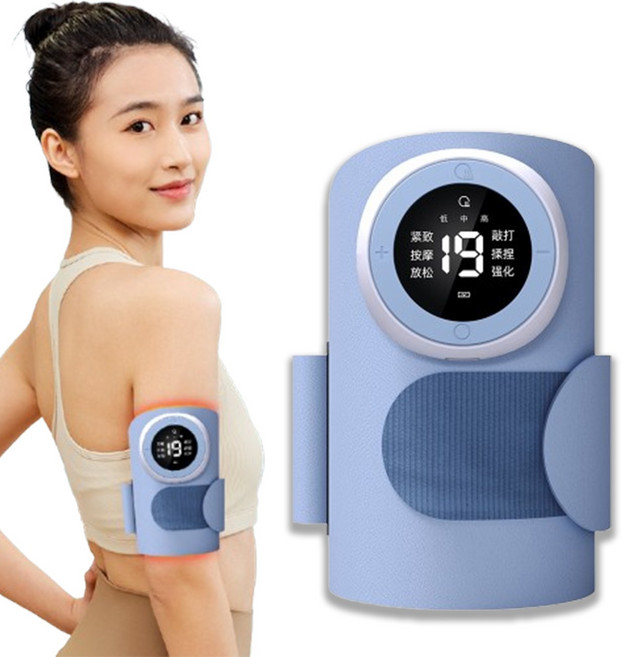 EMS 저주파 안마 팔 종아리 손목핸드 온열 공기압 강도조절 무선 마사지기, 손목 마사지기