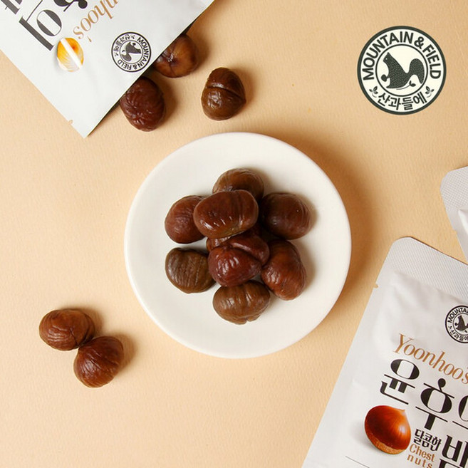 (현대홈쇼핑)산과들에 밤100 윤후의달밤 50g x 30봉 간식, 30개