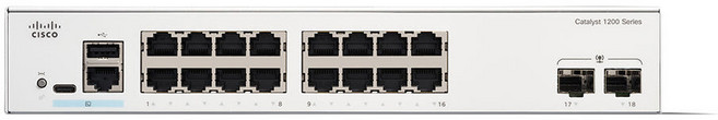 시스코 CISCO C1200-16T-2G L2 16포트 스위칭허브 2SFP CBS250-16T-2G후속, 1개, Catalyst C1200-16T-2G