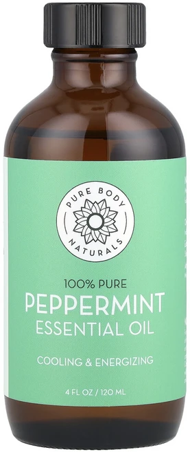 퓨어바디내추럴스 에센셜 오일 페퍼민트 120ml(4fl oz), PBY00728, 1개 - 쿠팡