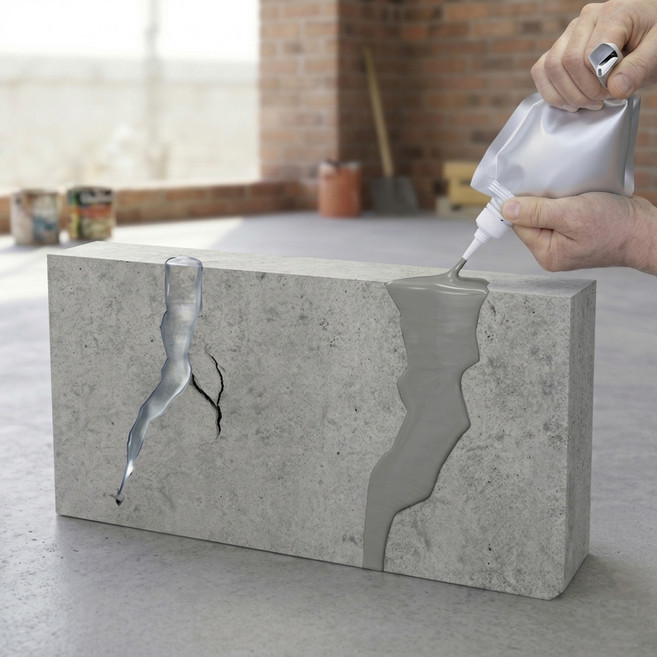 크랙몬스터 고탄성 균열 보수제 콘크리트 벽면 틈새 메꿈, 2개