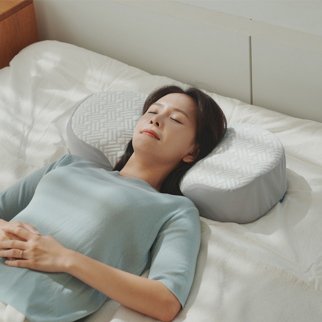 킹리치 잠솔솔베개 메모리폼베개 숙면베개 냉감베개 목베개 전자파차단 기능성베개, 1개