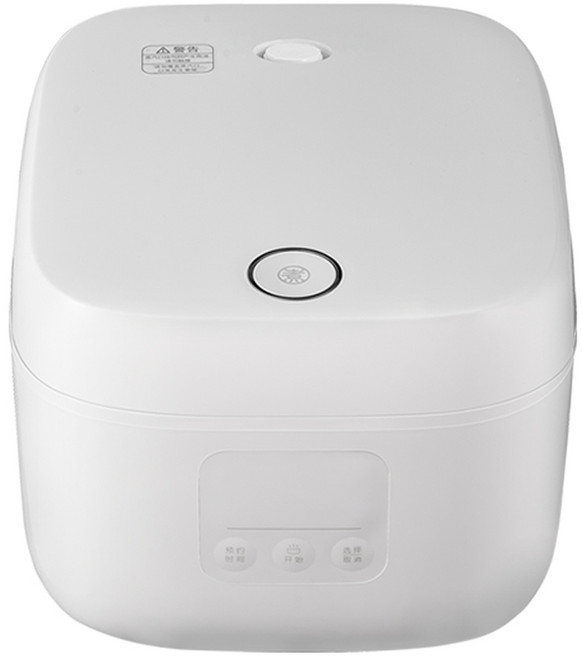 小米 Xiaomi 知吾煮電子鍋 (1.6L) - 簡約時尚 一鍵操作 多功能烹煮, ZCDQ071, 潔白簡約