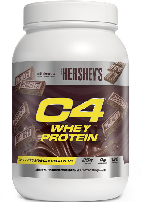 셀루코어 C4 웨이 프로틴 허쉬 밀크 초콜릿 맛 분말, 1개, 1.01kg