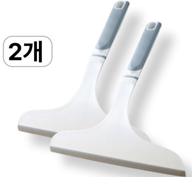 무만 물기제거 스퀴지 욕실 주방 미니 바닥 유리 1+1, 2개, 화이트