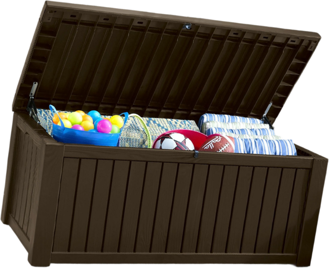 케터 락우드 야외용 다용도 보관함 570L, 브라운외
