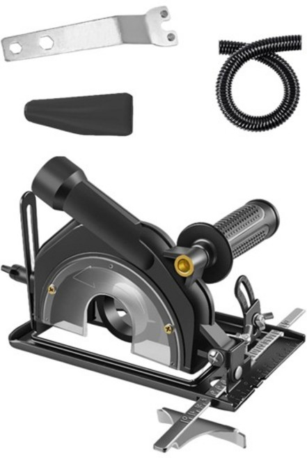 앵글 그라인더 다기능 연마 절단기 핸드 휠 전동 공구 고전력 가정용, 01 Black