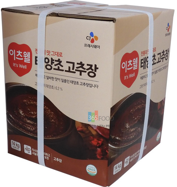 이츠웰 태양초고추장14kg, 14kg, 1개