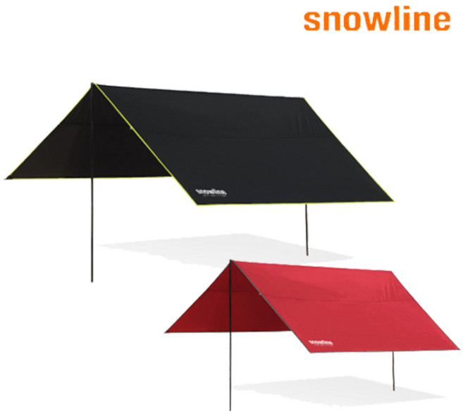 스노우라인 라이트 렉타 타프 백패킹 초경량 타프, 스노우라인 라이트 렉타 타프 (블랙)